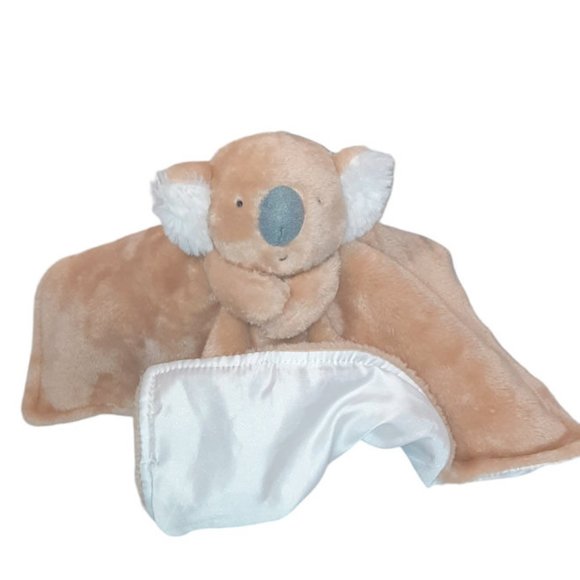Child Of Mine Carter's Koala Bear Baby Soft Security Blanket Lovey 13" X 13" - Picture 4 of 5